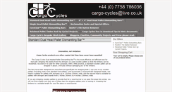 Desktop Screenshot of cargo-cycles.com